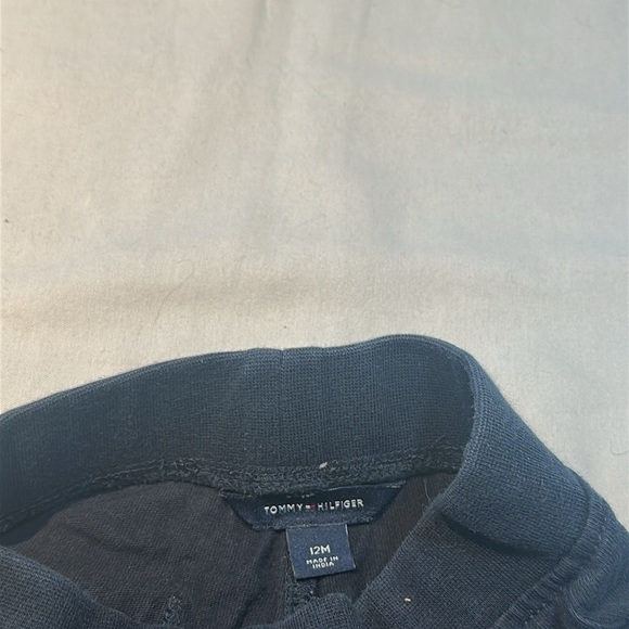 Tommy Hilfiger Navy Black Sweatpants Comfortable Joggers - Picture 2 of 3